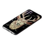 Coque Huawei P40 Lite Cerf Majestueux Fluorescente Coque Huawei P40 Lite Cerf Majestueux Fluorescente