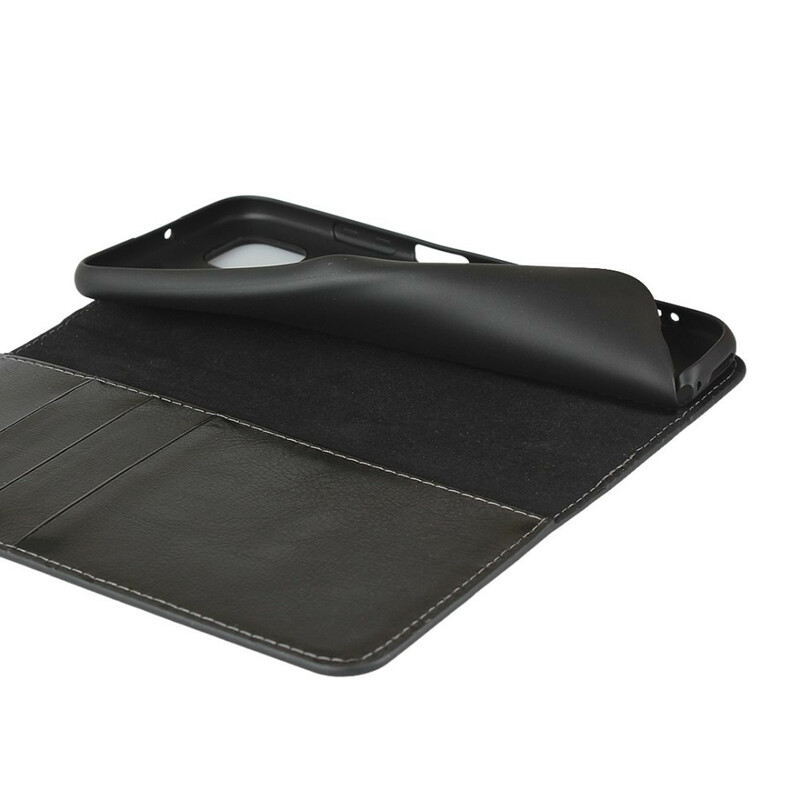 Flip Cover Huawei P40 Lite Cuir Véritable Flip Cover Huawei P40 Lite Cuir Véritable