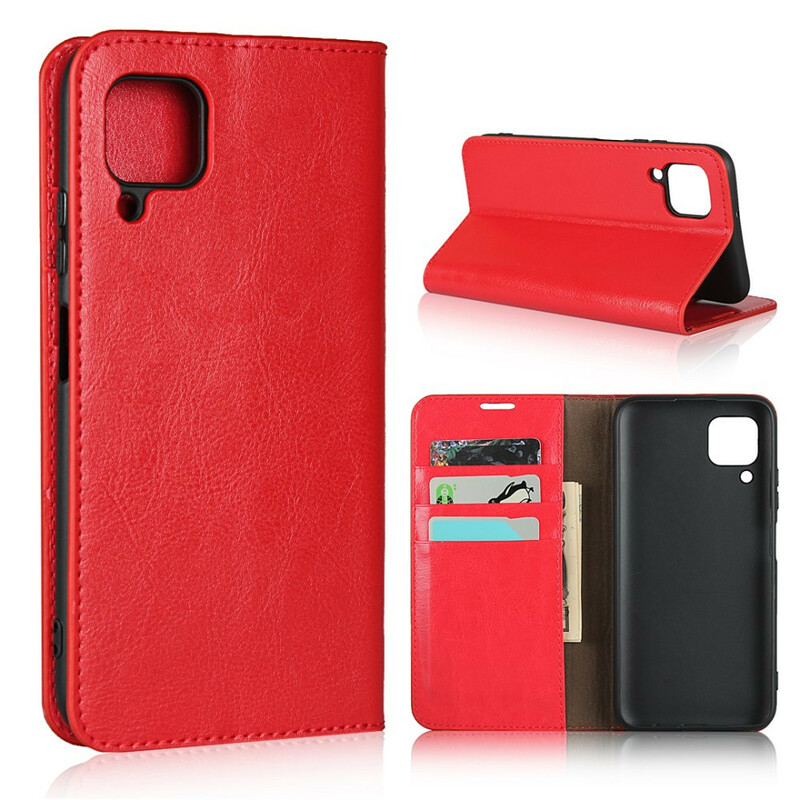 Flip Cover Huawei P40 Lite Cuir Véritable Flip Cover Huawei P40 Lite Cuir Véritable