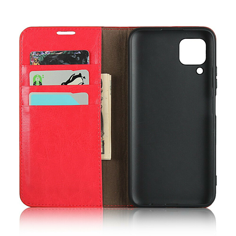 Flip Cover Huawei P40 Lite Cuir Véritable Flip Cover Huawei P40 Lite Cuir Véritable