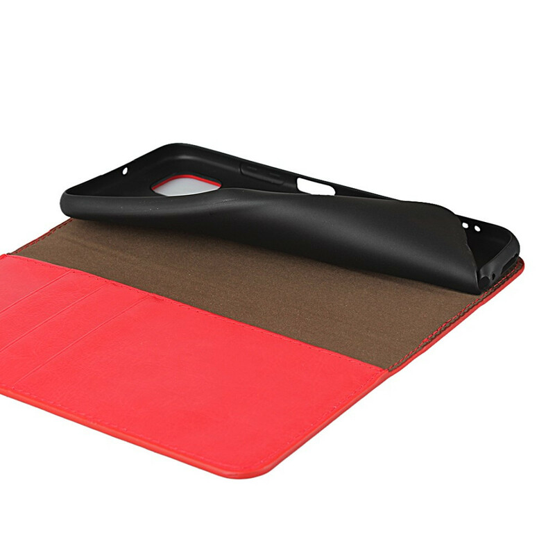 Flip Cover Huawei P40 Lite Cuir Véritable Flip Cover Huawei P40 Lite Cuir Véritable