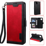 Housse Huawei P40 Lite Simili Cuir Bicolore Contours Renforcés Housse Huawei P40 Lite Simili Cuir Bicolore Contours Renforcés
