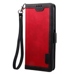 Housse Huawei P40 Lite Simili Cuir Bicolore Contours Renforcés Housse Huawei P40 Lite Simili Cuir Bicolore Contours Renforcés