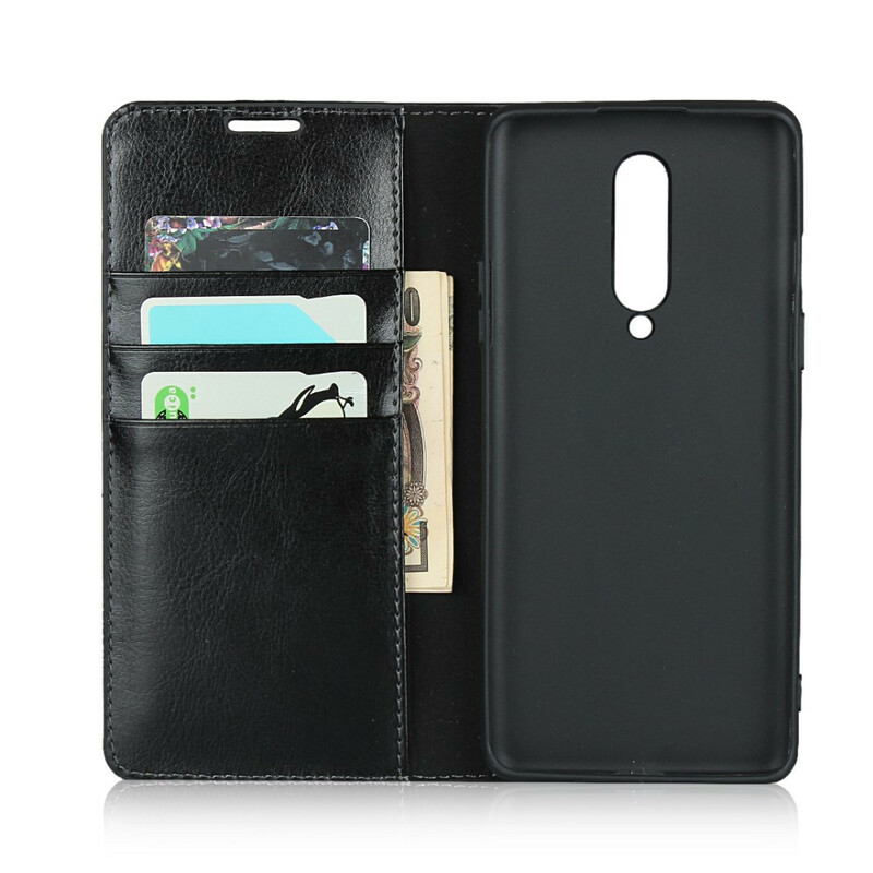 Flip Cover OnePlus 8 Cuir Véritable Flip Cover OnePlus 8 Cuir Véritable