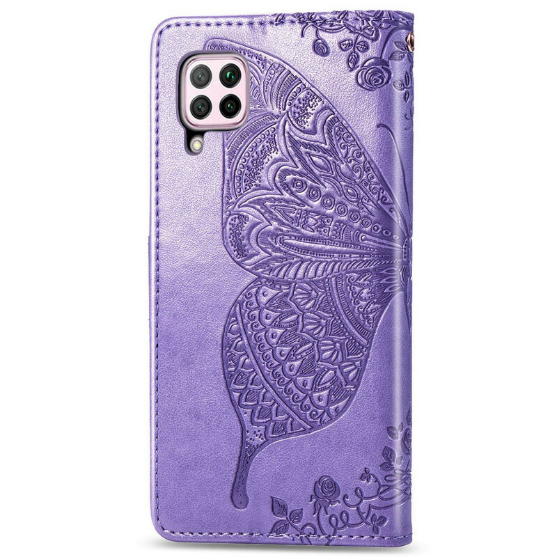 Housse Huawei P40 Lite Demi Papillons Housse Huawei P40 Lite Demi Papillons