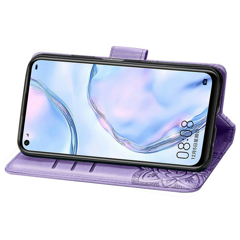 Housse Huawei P40 Lite Demi Papillons Housse Huawei P40 Lite Demi Papillons