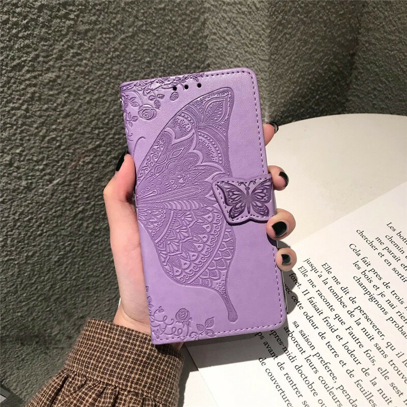 Housse Huawei P40 Lite Demi Papillons Housse Huawei P40 Lite Demi Papillons