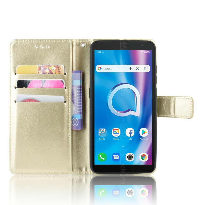 Housse Alcatel 1B Simili Cuir Flashy