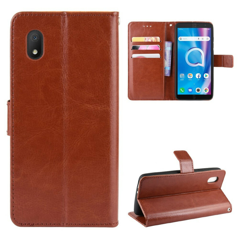 Housse Alcatel 1B Simili Cuir Flashy Housse Alcatel 1B Simili Cuir Flashy