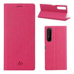 Flip Cover Sony Xperia 1 II Texturée VILI DMX Flip Cover Sony Xperia 1 II Texturée VILI DMX