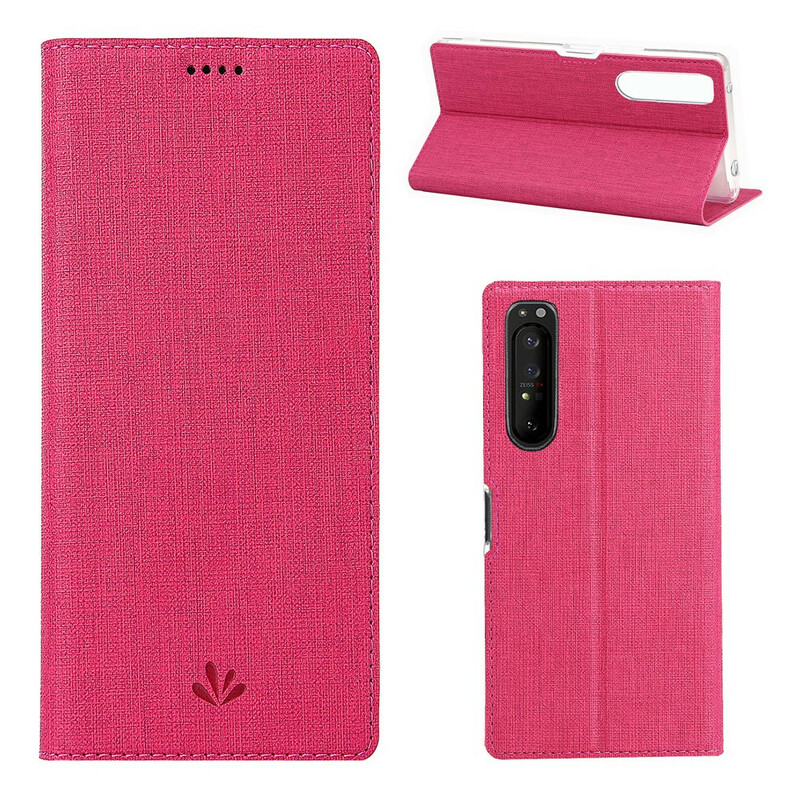 Flip Cover Sony Xperia 1 II Texturée VILI DMX Flip Cover Sony Xperia 1 II Texturée VILI DMX