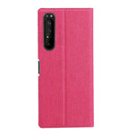 Flip Cover Sony Xperia 1 II Texturée VILI DMX Flip Cover Sony Xperia 1 II Texturée VILI DMX