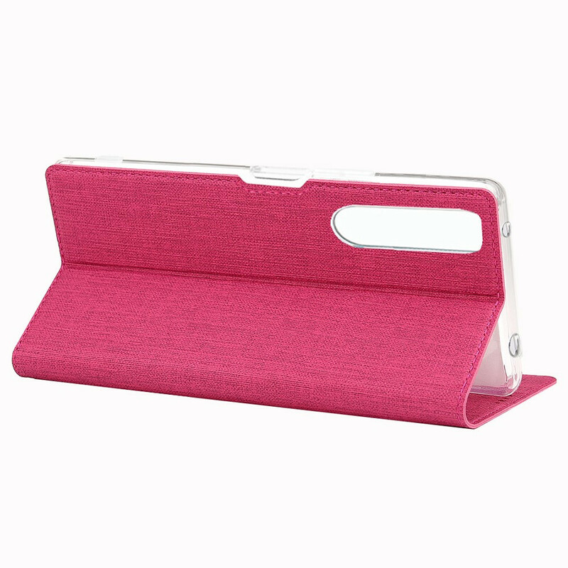 Flip Cover Sony Xperia 1 II Texturée VILI DMX Flip Cover Sony Xperia 1 II Texturée VILI DMX