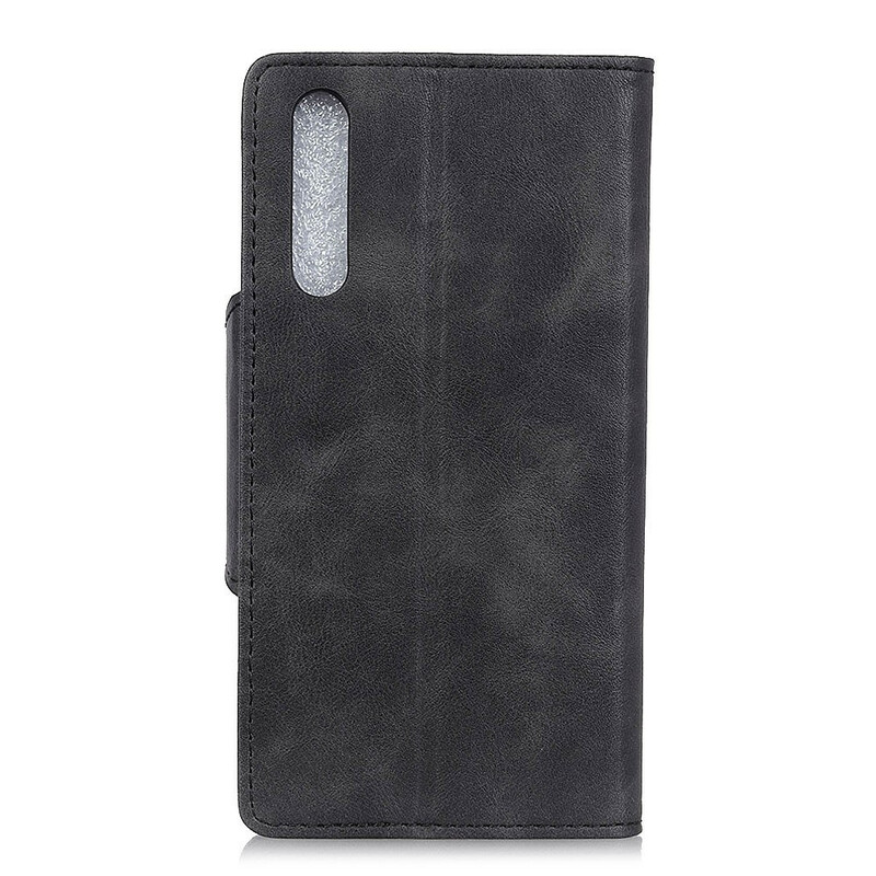 Housse Sony Xperia 10 II Simili Cuir Vintage Bouton Housse Sony Xperia 10 II Simili Cuir Vintage Bouton