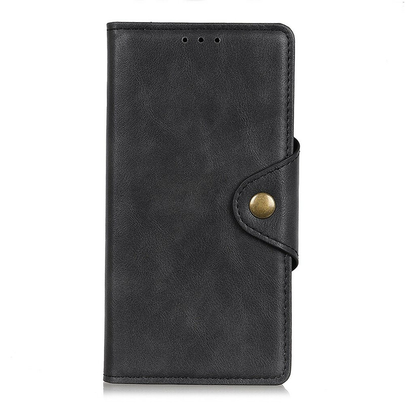 Housse Sony Xperia 10 II Simili Cuir Vintage Bouton Housse Sony Xperia 10 II Simili Cuir Vintage Bouton