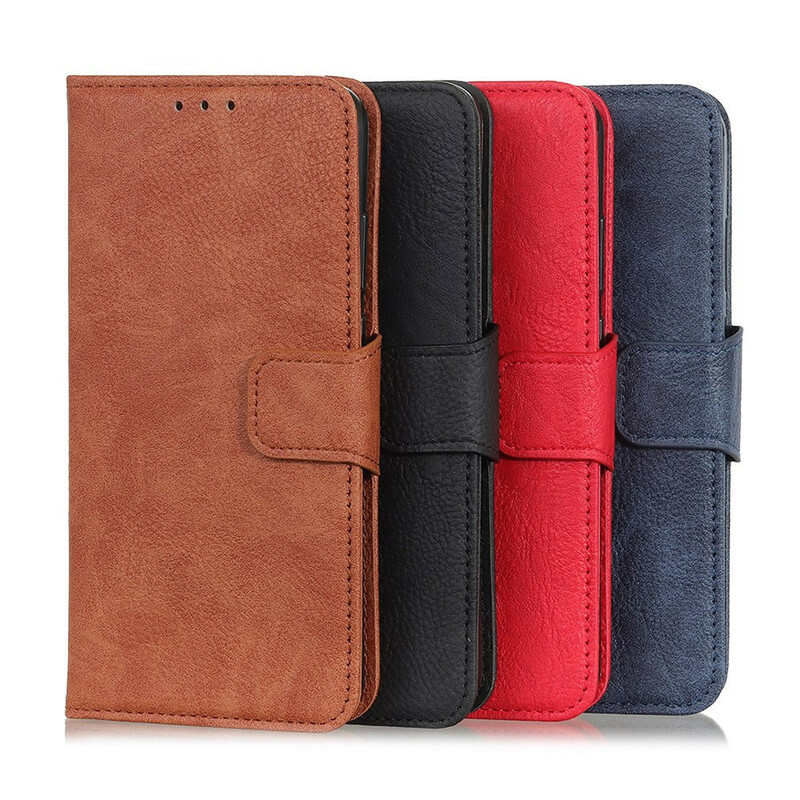 Housse Sony Xperia 10 II Simili Cuir Litchi Business Housse Sony Xperia 10 II Simili Cuir Litchi Business