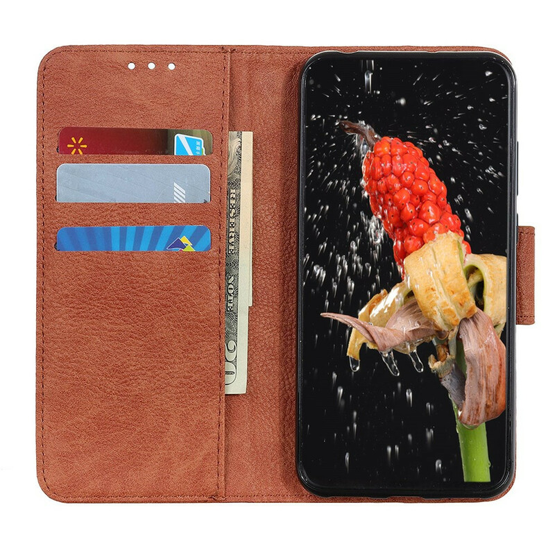 Housse Sony Xperia 10 II Simili Cuir Litchi Business Housse Sony Xperia 10 II Simili Cuir Litchi Business