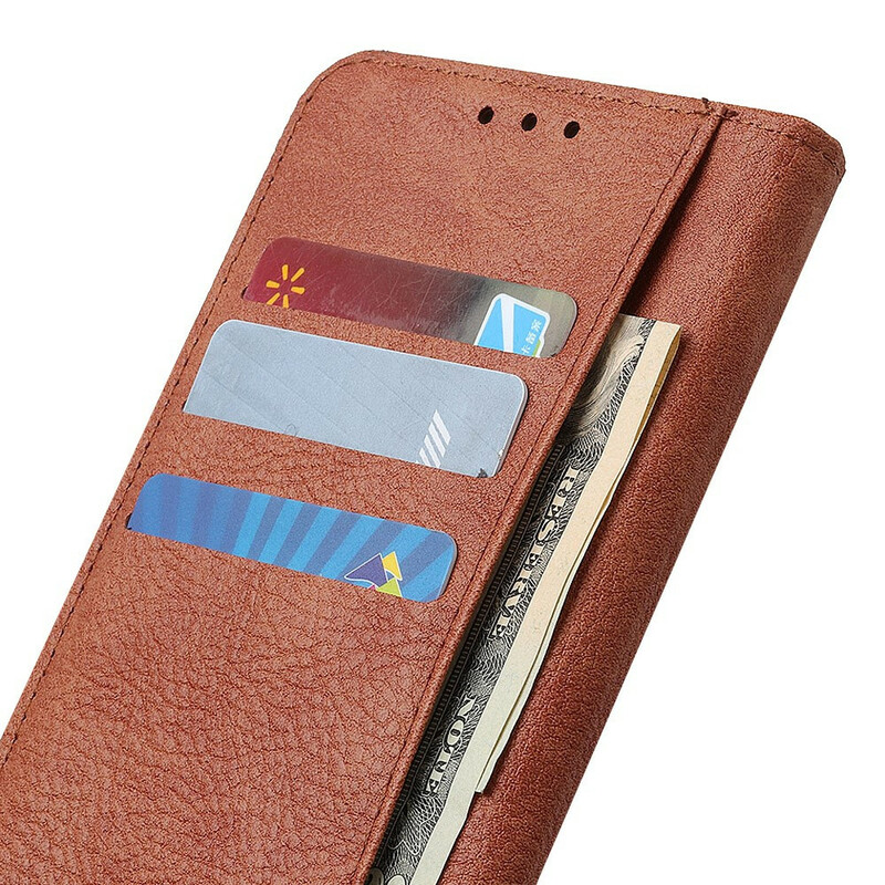 Housse Sony Xperia 10 II Simili Cuir Litchi Business Housse Sony Xperia 10 II Simili Cuir Litchi Business