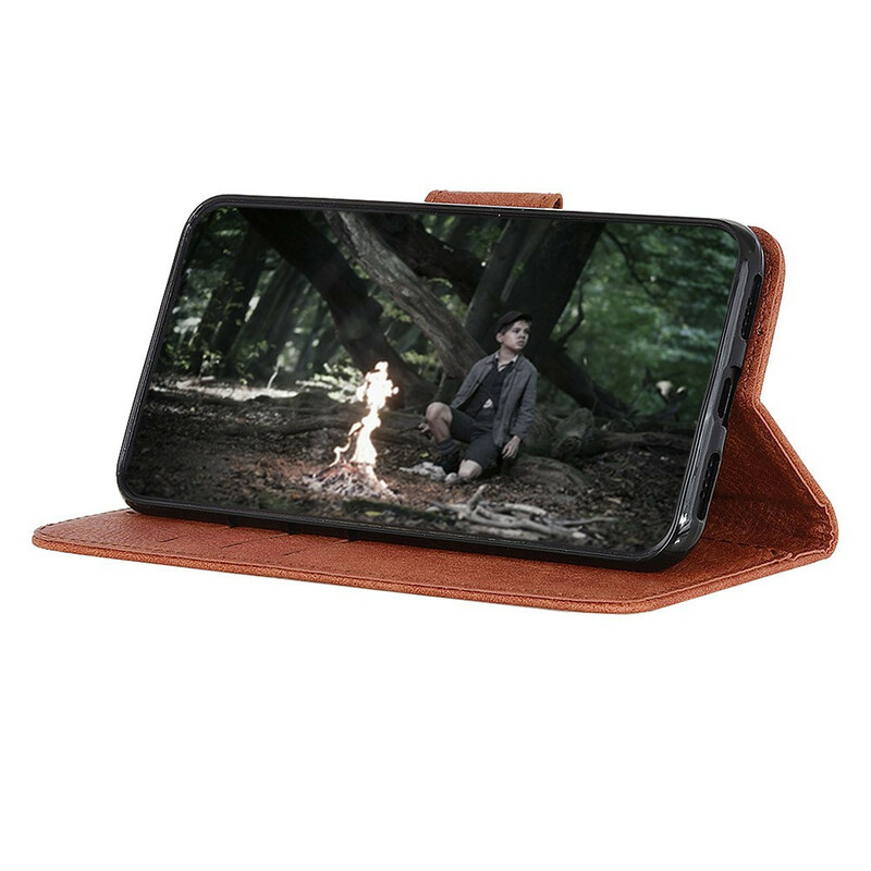 Housse Sony Xperia 10 II Simili Cuir Litchi Business Housse Sony Xperia 10 II Simili Cuir Litchi Business