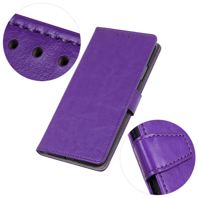 Housse Sony Xperia 10 II Effet Cuir Classique Housse Sony Xperia 10 II Effet Cuir Classique