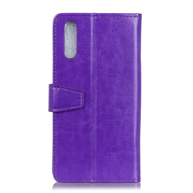 Housse Sony Xperia 10 II Effet Cuir Classique Housse Sony Xperia 10 II Effet Cuir Classique