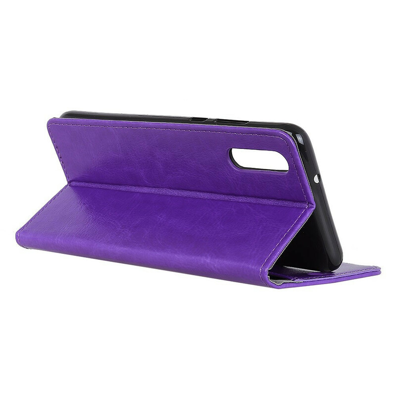 Housse Sony Xperia 10 II Effet Cuir Classique Housse Sony Xperia 10 II Effet Cuir Classique