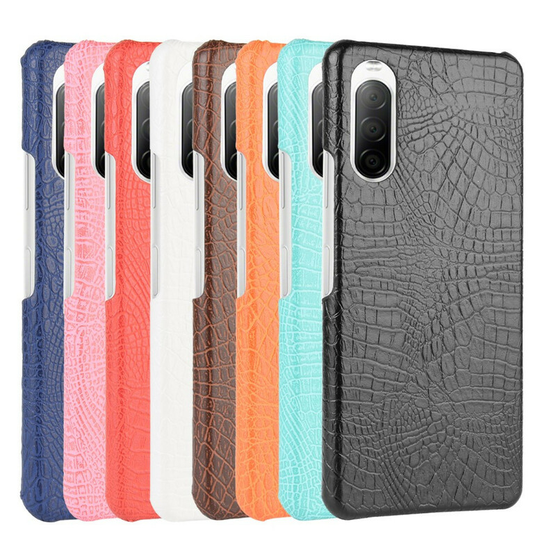 Coque Sony Xperia 10 II Effet Peau de Crocodile Coque Sony Xperia 10 II Effet Peau de Crocodile