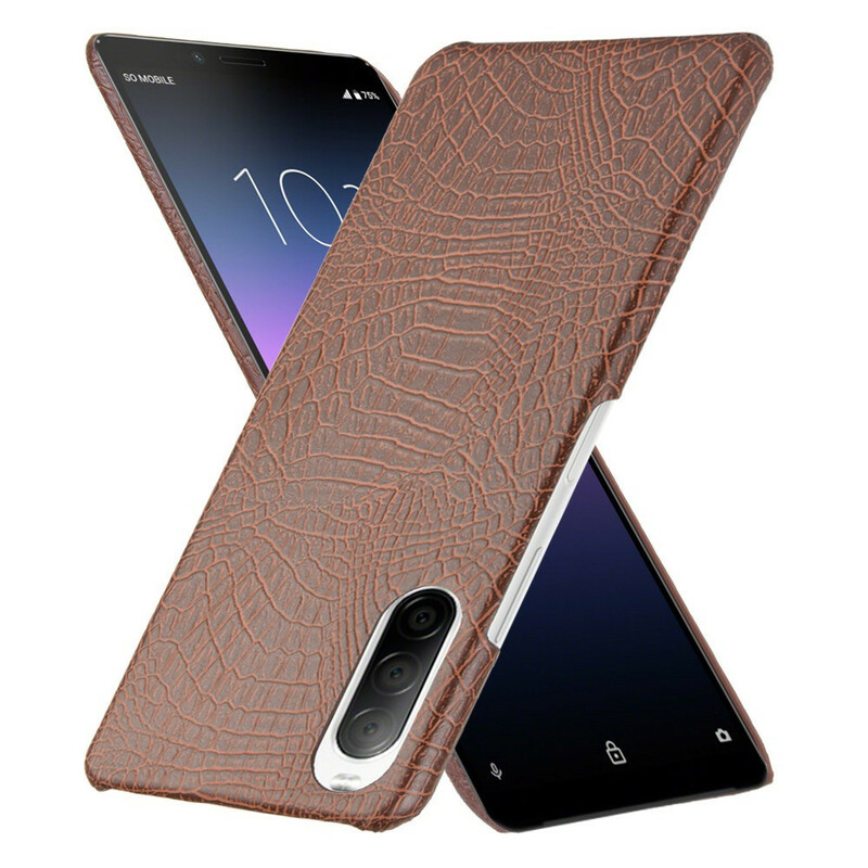 Coque Sony Xperia 10 II Effet Peau de Crocodile Coque Sony Xperia 10 II Effet Peau de Crocodile