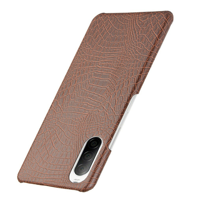 Coque Sony Xperia 10 II Effet Peau de Crocodile Coque Sony Xperia 10 II Effet Peau de Crocodile