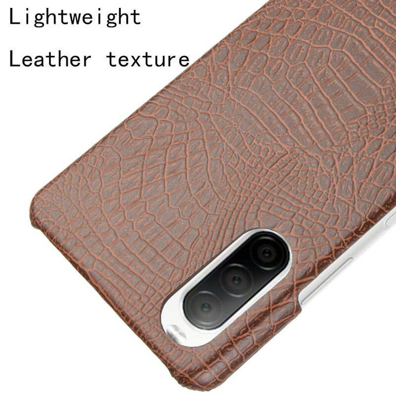 Coque Sony Xperia 10 II Effet Peau de Crocodile Coque Sony Xperia 10 II Effet Peau de Crocodile