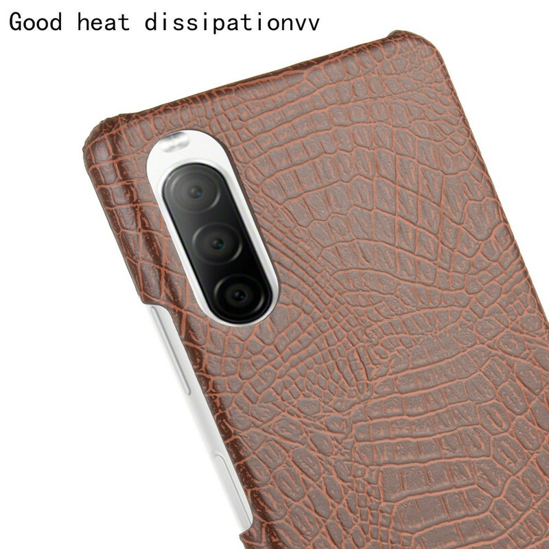 Coque Sony Xperia 10 II Effet Peau de Crocodile Coque Sony Xperia 10 II Effet Peau de Crocodile