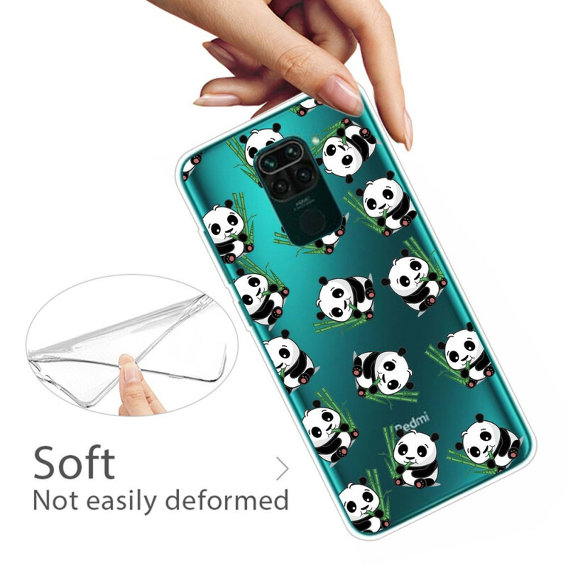 Coque Xiaomi Redmi Note 9 Petits Pandas