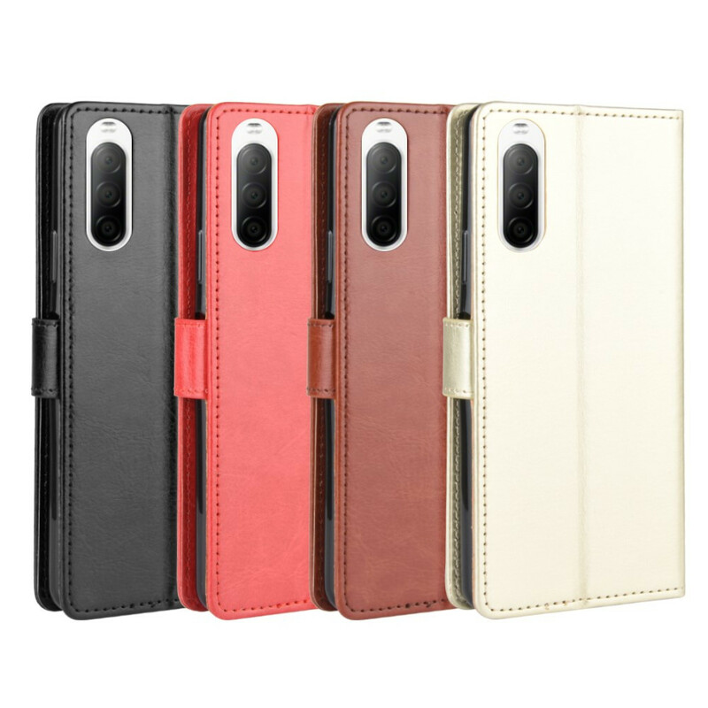 Housse Sony Xperia 10 II Simili Cuir Flashy Housse Sony Xperia 10 II Simili Cuir Flashy