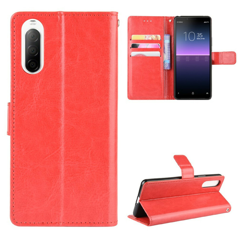 Housse Sony Xperia 10 II Simili Cuir Flashy Housse Sony Xperia 10 II Simili Cuir Flashy