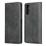 Flip Cover Sony Xperia 10 II Cuir Fendu Élégance Flip Cover Sony Xperia 10 II Cuir Fendu Élégance