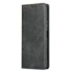 Flip Cover Sony Xperia 10 II Cuir Fendu Élégance Flip Cover Sony Xperia 10 II Cuir Fendu Élégance