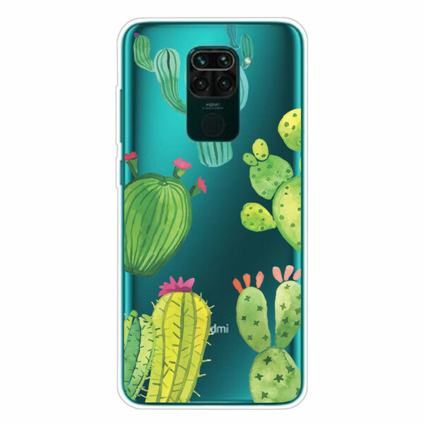 Coque Xiaomi Redmi Note 9 Cactus Aquarelle