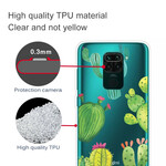 Coque Xiaomi Redmi Note 9 Cactus Aquarelle