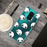 Coque Xiaomi Redmi Note 9 Pandas Sentimentaux