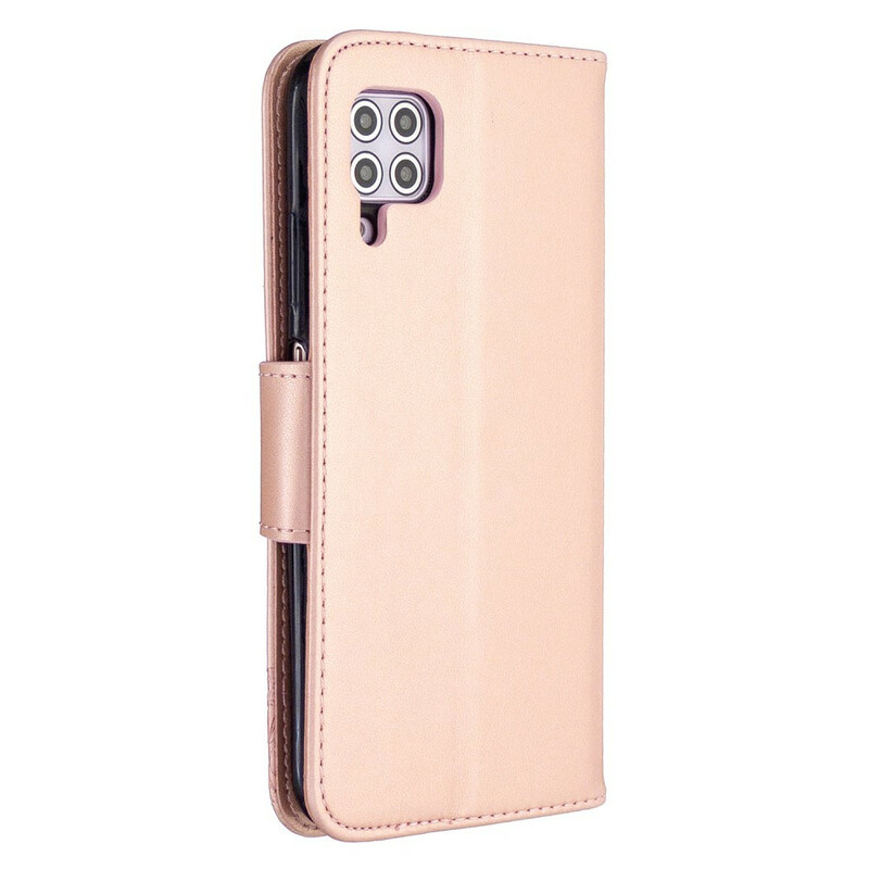 Housse Huawei P40 Lite Papillons Imprimés à Lanière Housse Huawei P40 Lite Papillons Imprimés à Lanière
