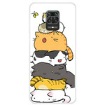 Coque Xiaomi Redmi Note 9S / Redmi Note 9 Pro Tas De Chats Cartoon Coque Xiaomi Redmi Note 9S / Redmi Note 9 Pro Tas De Chats Cartoon