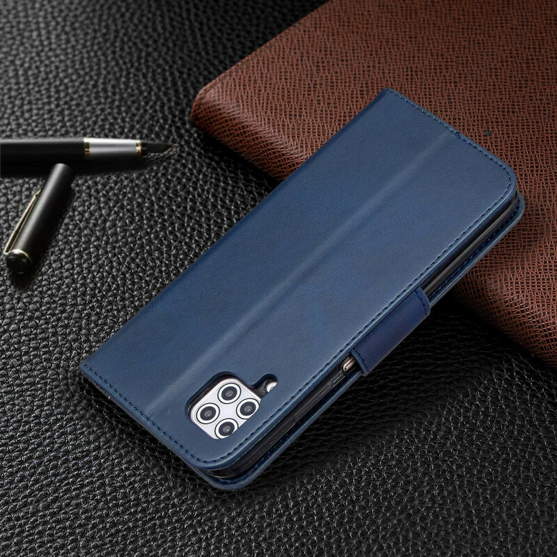 Housse Huawei P40 Lite Lisse Rabat Oblique Housse Huawei P40 Lite Lisse Rabat Oblique