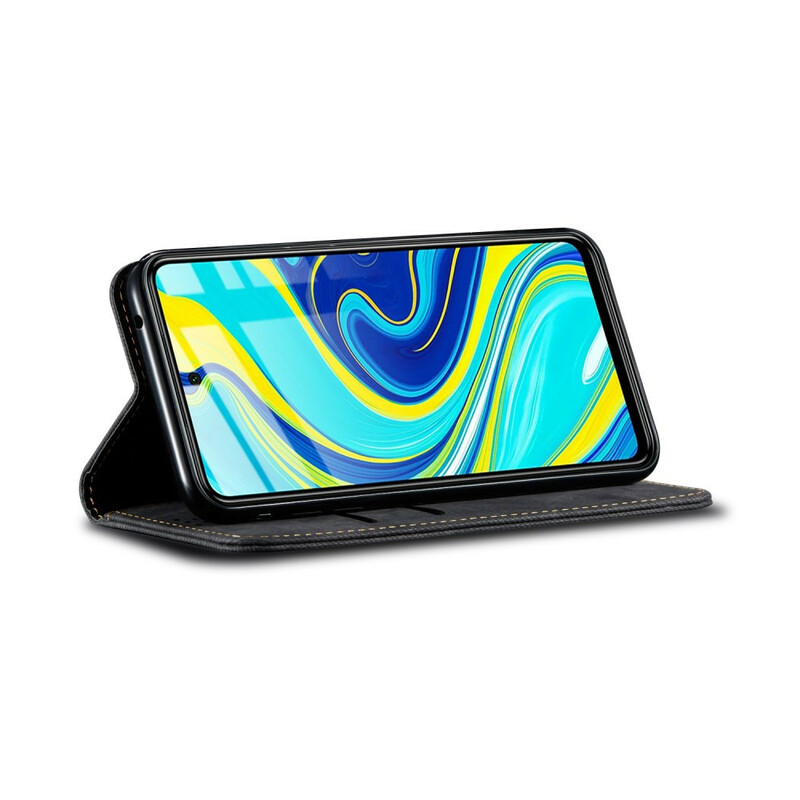 Flip Cover Xiaomi Redmi Note 9S / Redmi Note 9 Pro Tissu Jeans Flip Cover Xiaomi Redmi Note 9S / Redmi Note 9 Pro Tissu Jeans