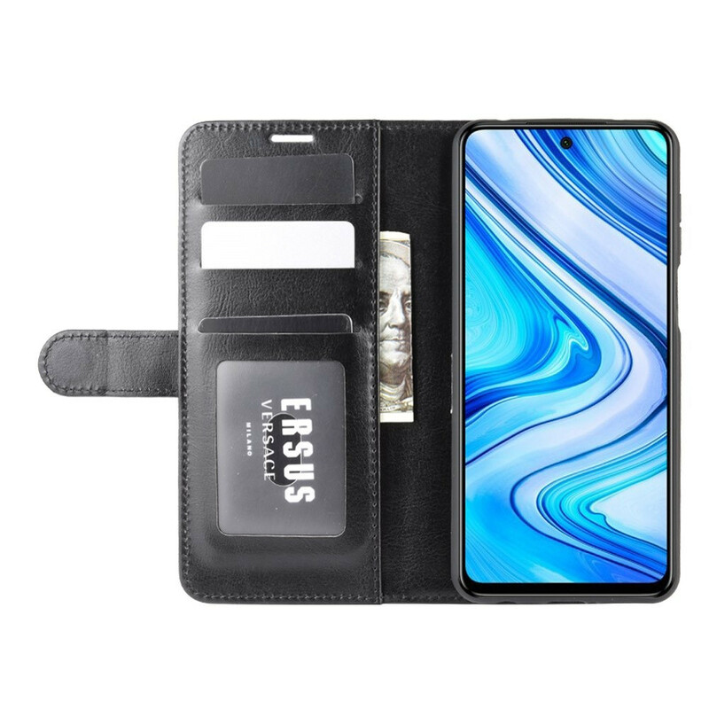 Housse Xiaomi Redmi Note 9S / Redmi Note 9 Pro Effet Cuir Classique Housse Xiaomi Redmi Note 9S / Redmi Note 9 Pro Effet Cuir Classique