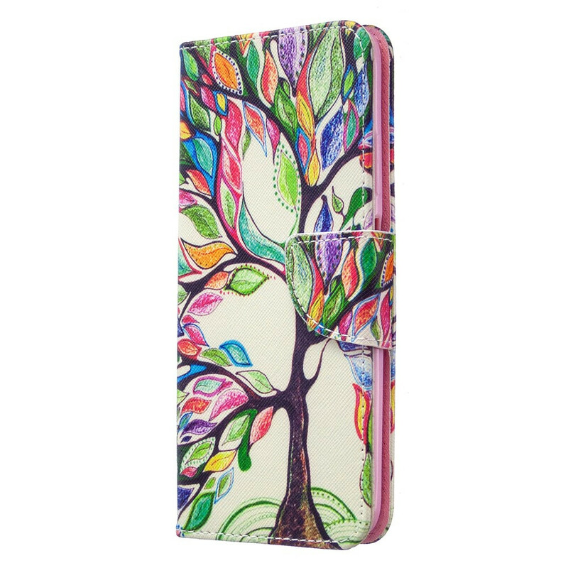 Housse Huawei P40 Lite Arbre Coloré Housse Huawei P40 Lite Arbre Coloré