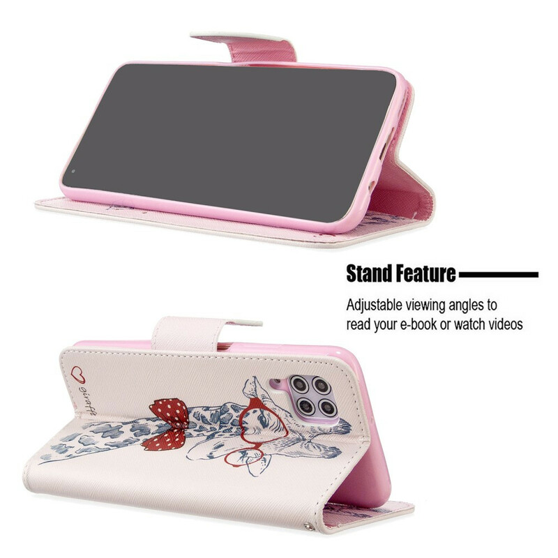 Housse Huawei P40 Lite Girafe Intello Housse Huawei P40 Lite Girafe Intello