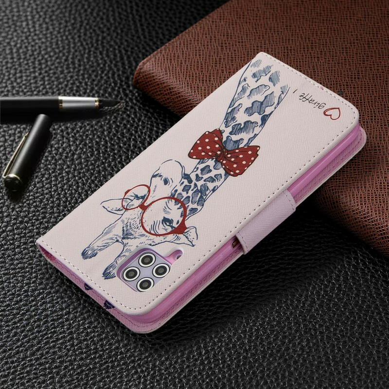 Housse Huawei P40 Lite Girafe Intello Housse Huawei P40 Lite Girafe Intello