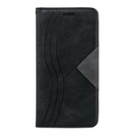 Flip Cover Xiaomi Redmi Note 9S / Redmi Note 9 Pro Style cuir Vague