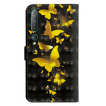 Housse Xiaomi Mi 10 / 10 Pro Papillons Jaunes Housse Xiaomi Mi 10 / 10 Pro Papillons Jaunes