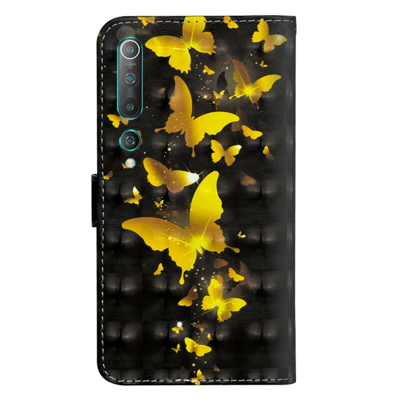 Housse Xiaomi Mi 10 / 10 Pro Papillons Jaunes Housse Xiaomi Mi 10 / 10 Pro Papillons Jaunes